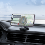 Hoco Folding Magnetic Ring Car Holder for Dashboard H61 - Black